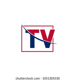 Letter TV Logo Design