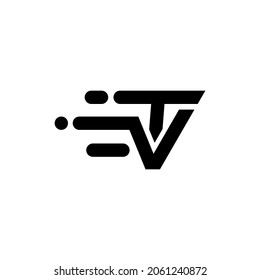 resumen del logotipo vectorial de tv