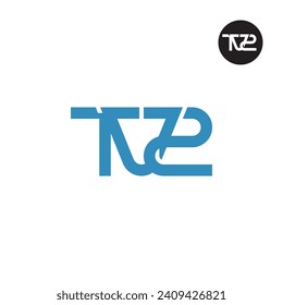 Letter TV2 Monogram Logo Design