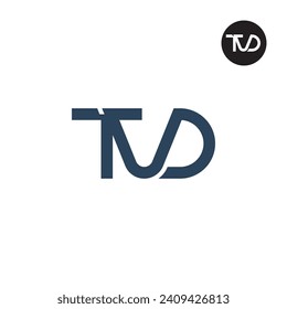 Letter TVD Monogram Logo Design