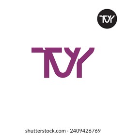 Letter TVY Monogram Logo Design
