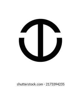 Letter TW or WT With Linked Circle Logo