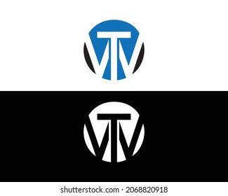 Letter TW And WT Logo Design Idea Vector Symbol Monogram Template. 