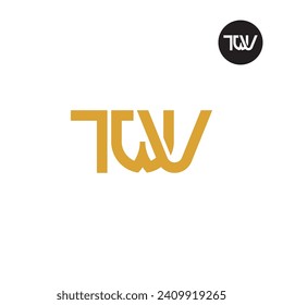 Letter TWV Monogram Logo Design