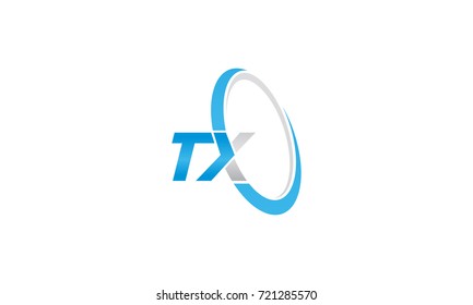 Letter TX Modern Logo 