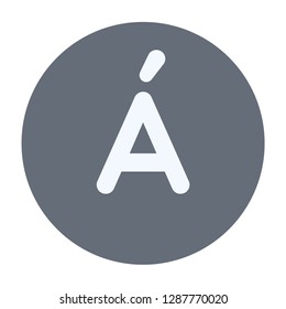 Letter typing character