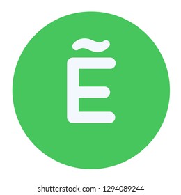 Letter typing character