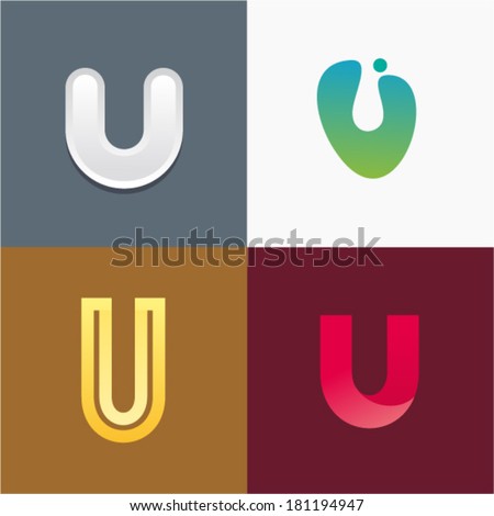 Letter U