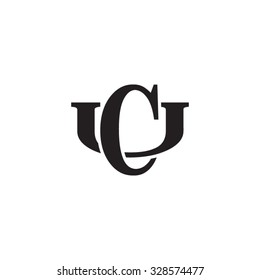 letter U and C monogram logo