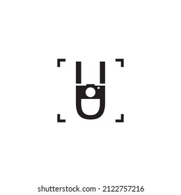 Letra U y logotipo de la cámara