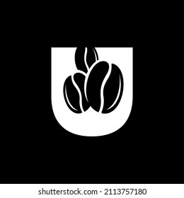 Letter U Coffee Logo Design Template Inspiration, Vector Illustration.