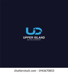 Letra U y diseño I y D logotipo, logotipo de diseño Estilo geométrico, logotipo moderno