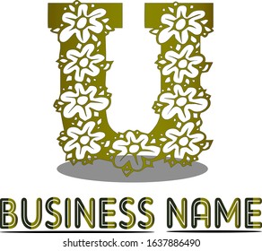 Letter U In Flower is beautiful logo design and that is suitable for all business