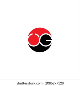 letter u g logo vector template