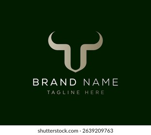 Letter U with Horn Logo Design