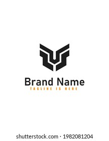 Letter  U L V  Original Logo Design