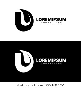 Logo-Design für Buchstaben U 