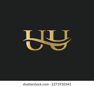 logotipo de 🌊 de onda vinculada U U
