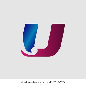 Letter U logo
