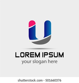 Letter U logo
