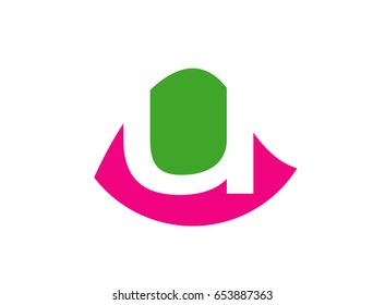 Letter U logo
