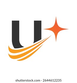 Letter U logo, U logo, AI logo set, modern and minimal design, tech-inspired, colorful icons and symbols, suitable for artificial intelligence, innovation, branding, startups, and digital identity.