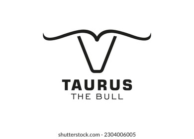 Letter U logo, Bull logo,head bull logo, monogram Logo Design Template