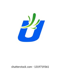 Letter U logo. Business logo vector illustration
