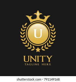 Letter U Logo - Classic Luxurious Style Logo Template