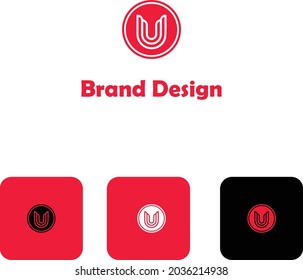 Buchstabe U Logo-Design. Abstrakt, kreativ, modern, einfach, einzigartig und minimalistisch u Buchstaben Logo Design Vektorvorlage.
Typografie Technologie elektronische digitale Musik Zukunft kreatives Design.