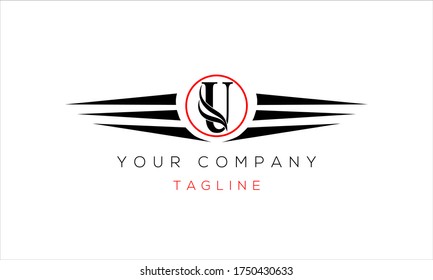 Buchstabe U Logo-Design, Kreatives Modernes Symbol U