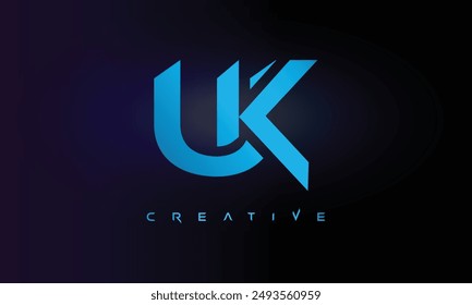 Letter U logo design creative custom clean two alphabet logo
