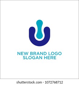 Letter U logo design in the hexagon. Symbol for your business or company identity.