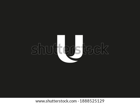 Letter U logo design . modern Letter U logo . vector illustration