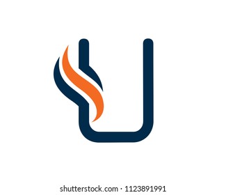 Letter U Logo Design Template