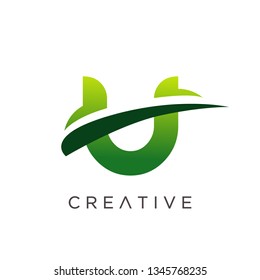 Letter U Logo Design template, Modern U letter design