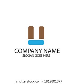 Letter U logo design template vector illustration
