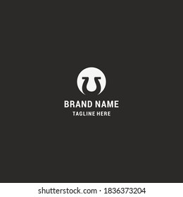 Elementos de la plantilla de diseño del logotipo de la letra U