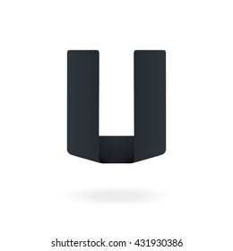 Letter U logo design template. Stylish vector icon