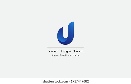 Letter U Logo. U Letter Design Vector template. Minimal vector graphic alphabet symbol. Letter U logo.