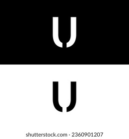 letter U logo, letter U logo design, vector template, letter U logo design,t shirt design.icon