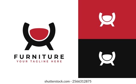 Letter U Logo for Furniture