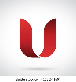 Letter U logo icon design template elements