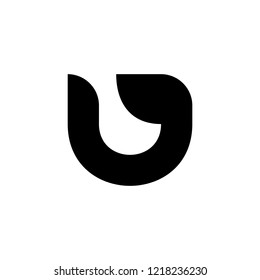 Letter U logo. Icon design. Template elements - vector sign
