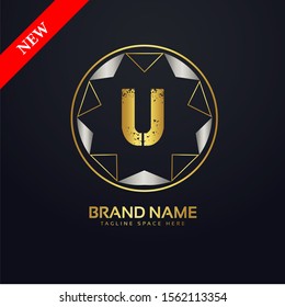 Letter U logo icon design template elements 