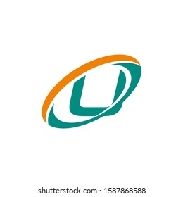 Letter U logo icon design template elements