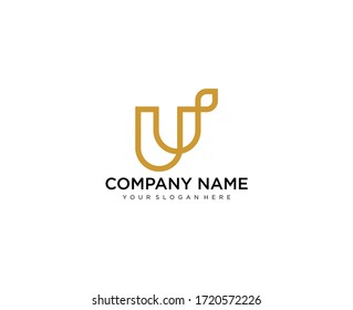 Letter U logo. Icon design. Template elements - vector sign