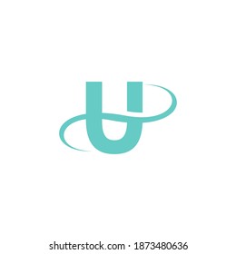 Letter U logo icon design vector illustration