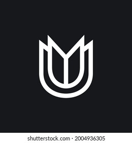 Letter U logo. Icon design. Template elements - vector sign