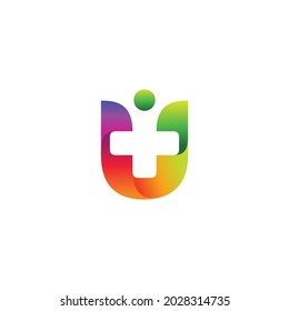 Letter U logo icon design template